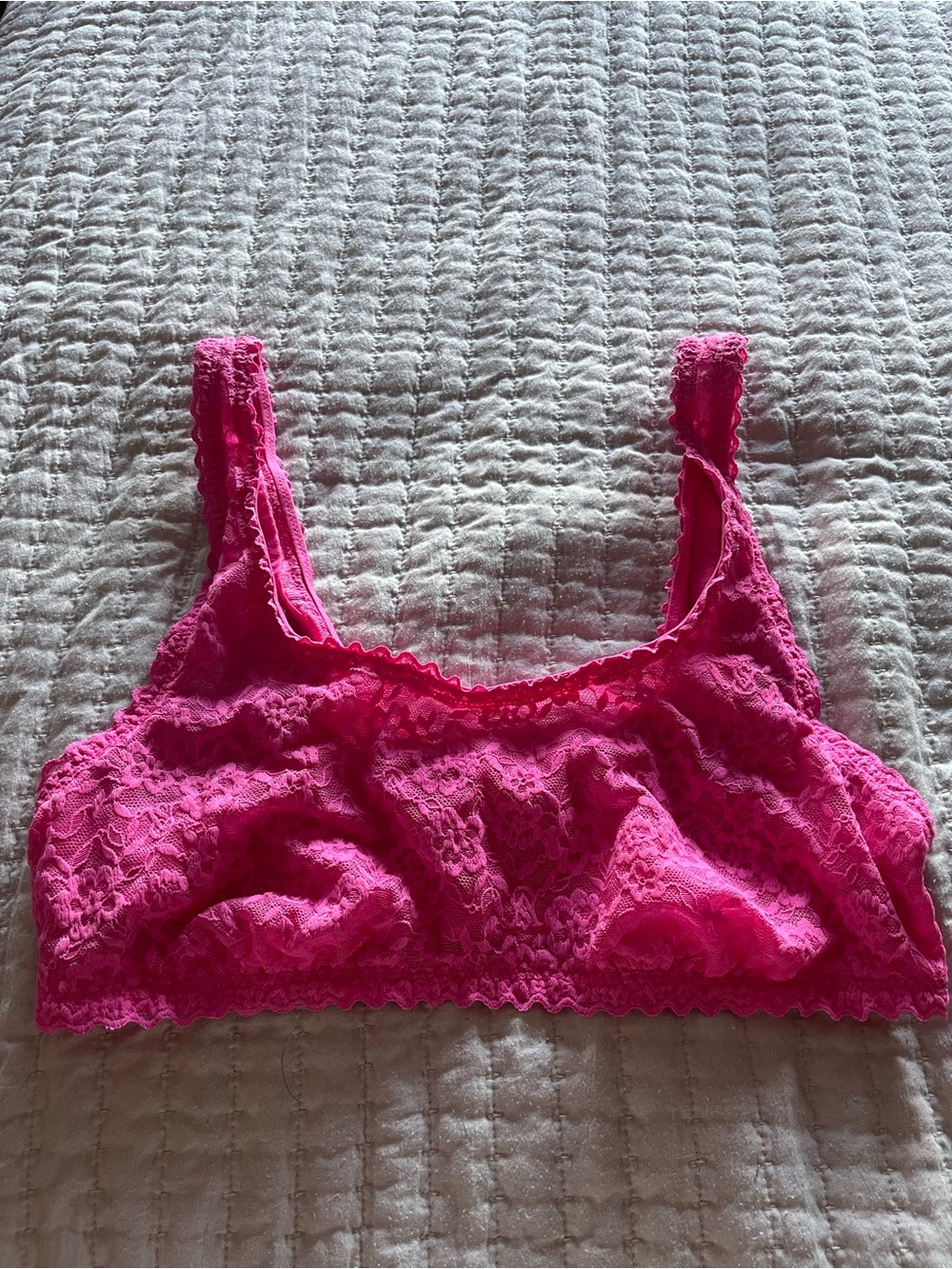 Sexy Tee Lacie Scoop Bralette - Hot Pink